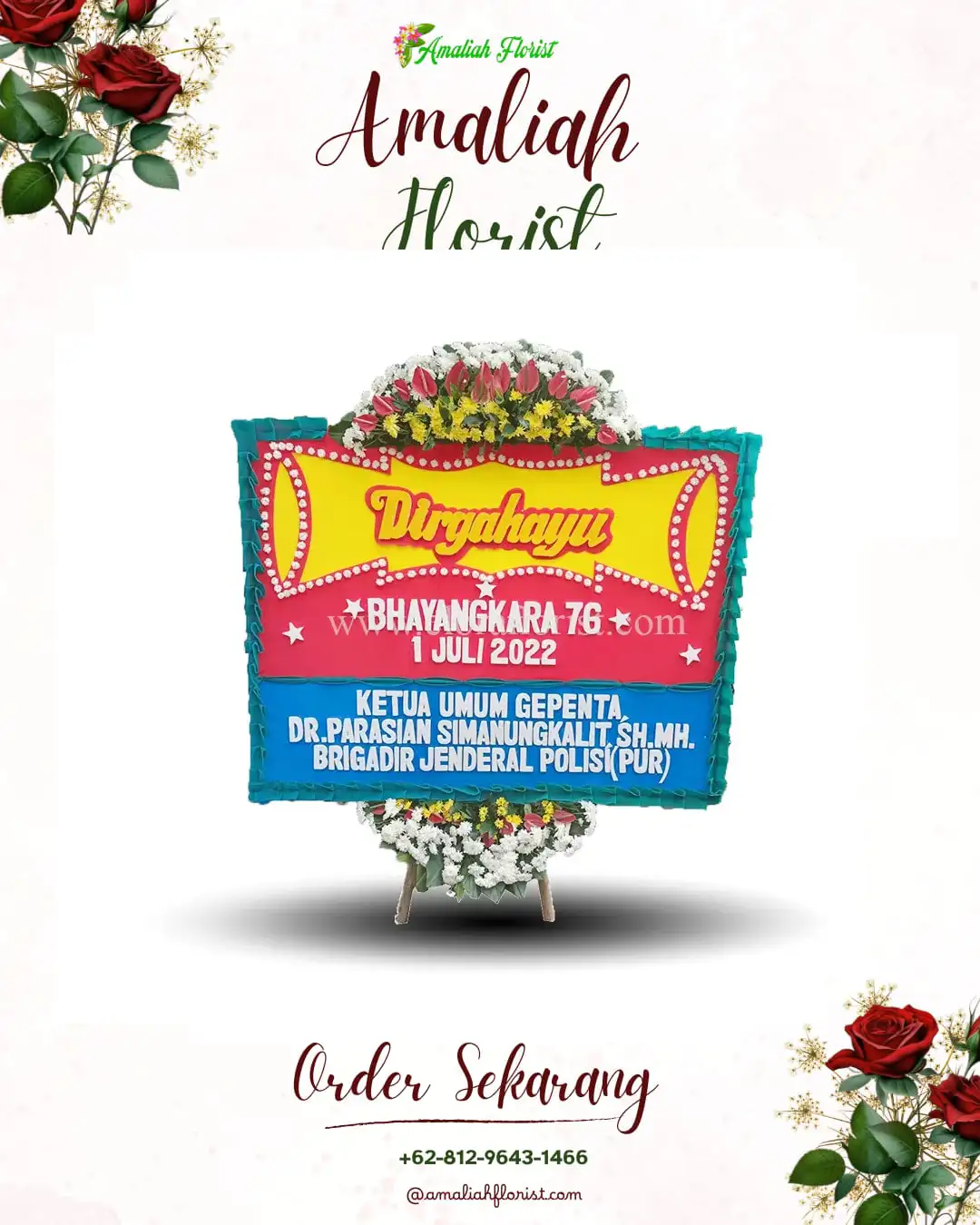Papan Bunga HUT Ulang Tahun Timpah